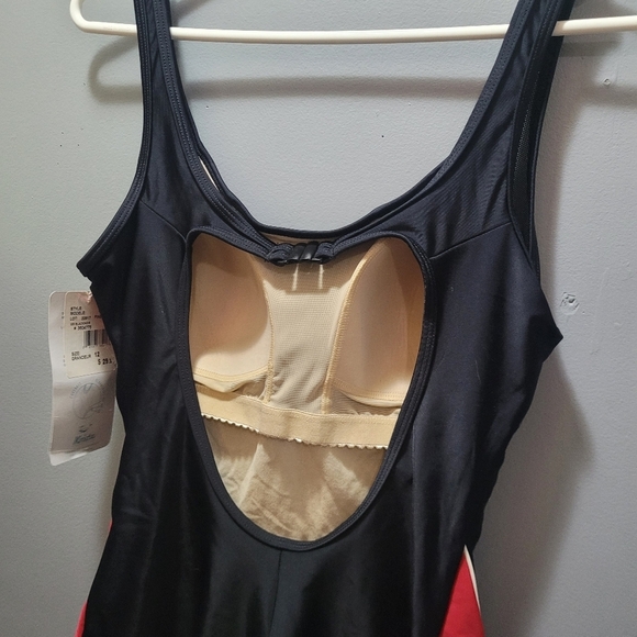 Krista Black with Red Accent Swimsuit - Picture 4 of 5